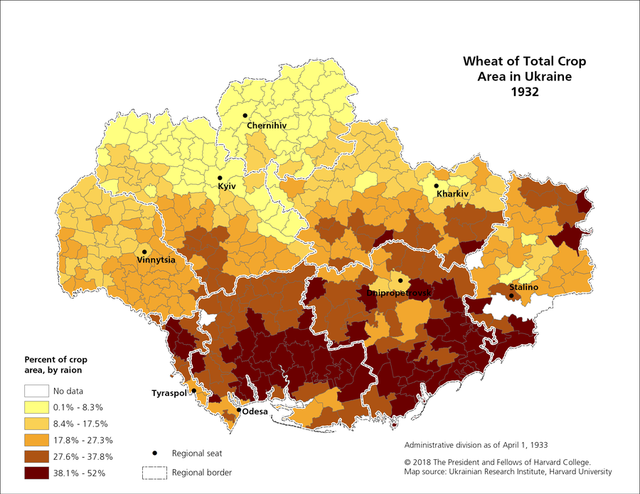 Wheat of Total Crop Area