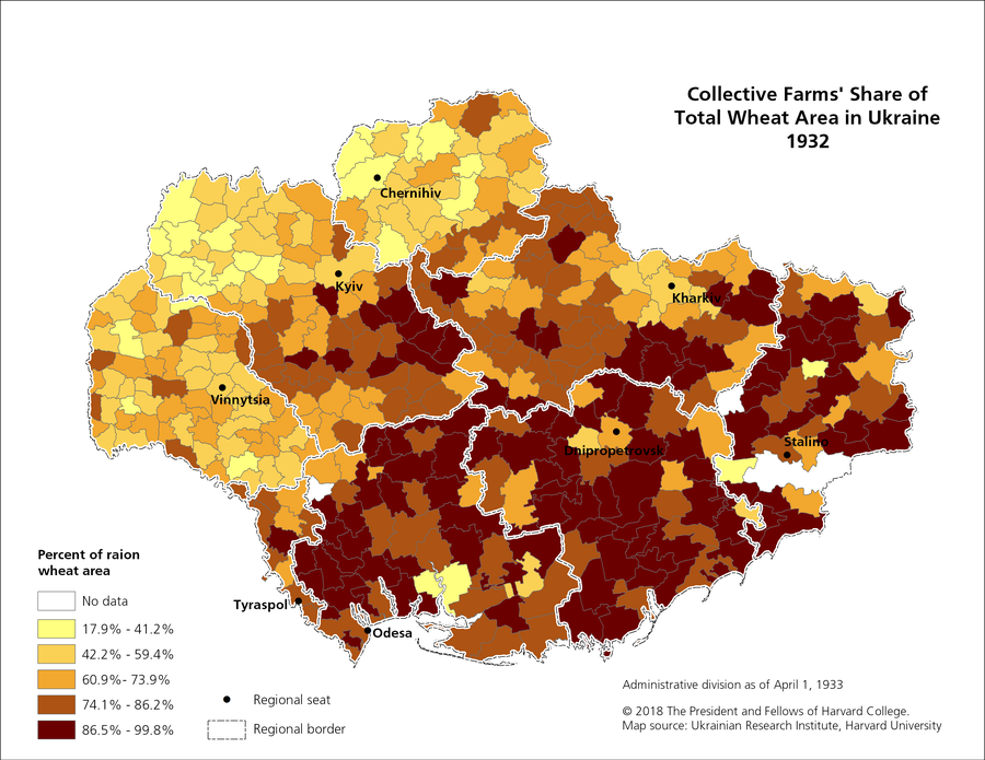 11. Collective Farms' Share of Total Wheat Area, 1932