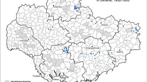 Blacklisted Co-operative Associations in Ukraine, 1932-1933
