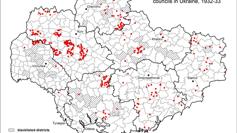Blacklisted Villages and Village Councils in Ukraine, 1932-1933