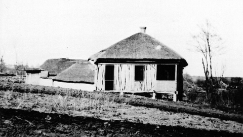 A village left deserted in the wake of famine in Kharkiv oblast, 1933