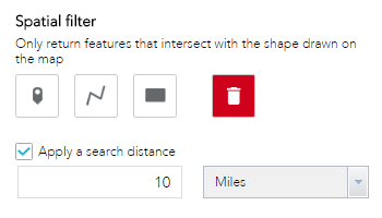 Draw on the map web interface